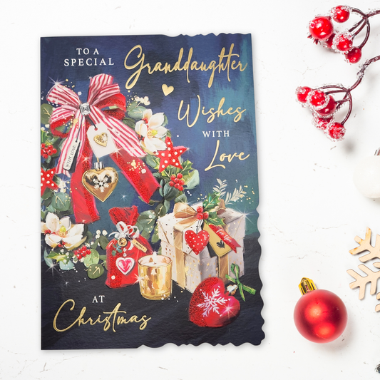 Granddaughter Christmas Card - Velvet Gallery Gifts