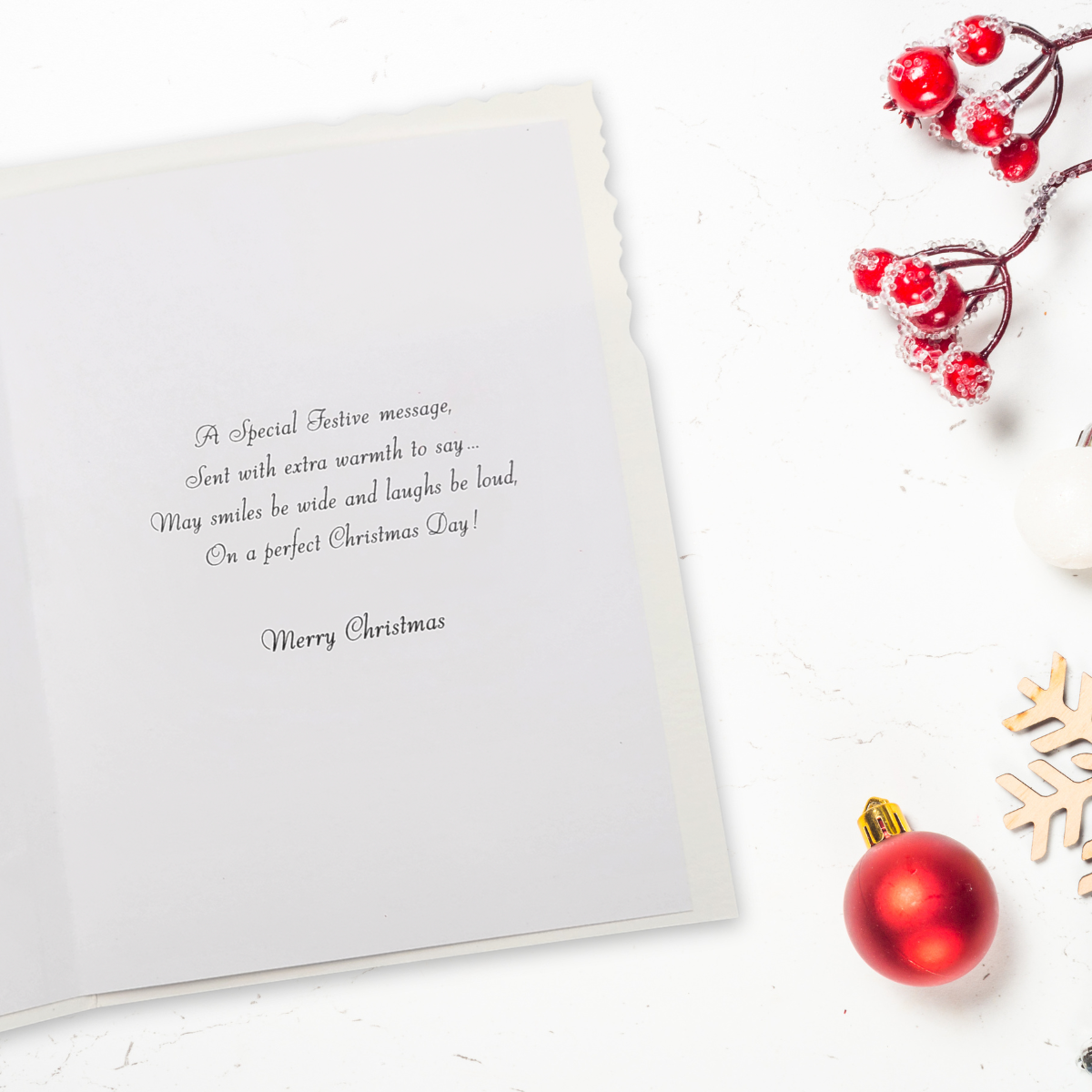 Open Christmas Card - Velvet Gallery Stockings