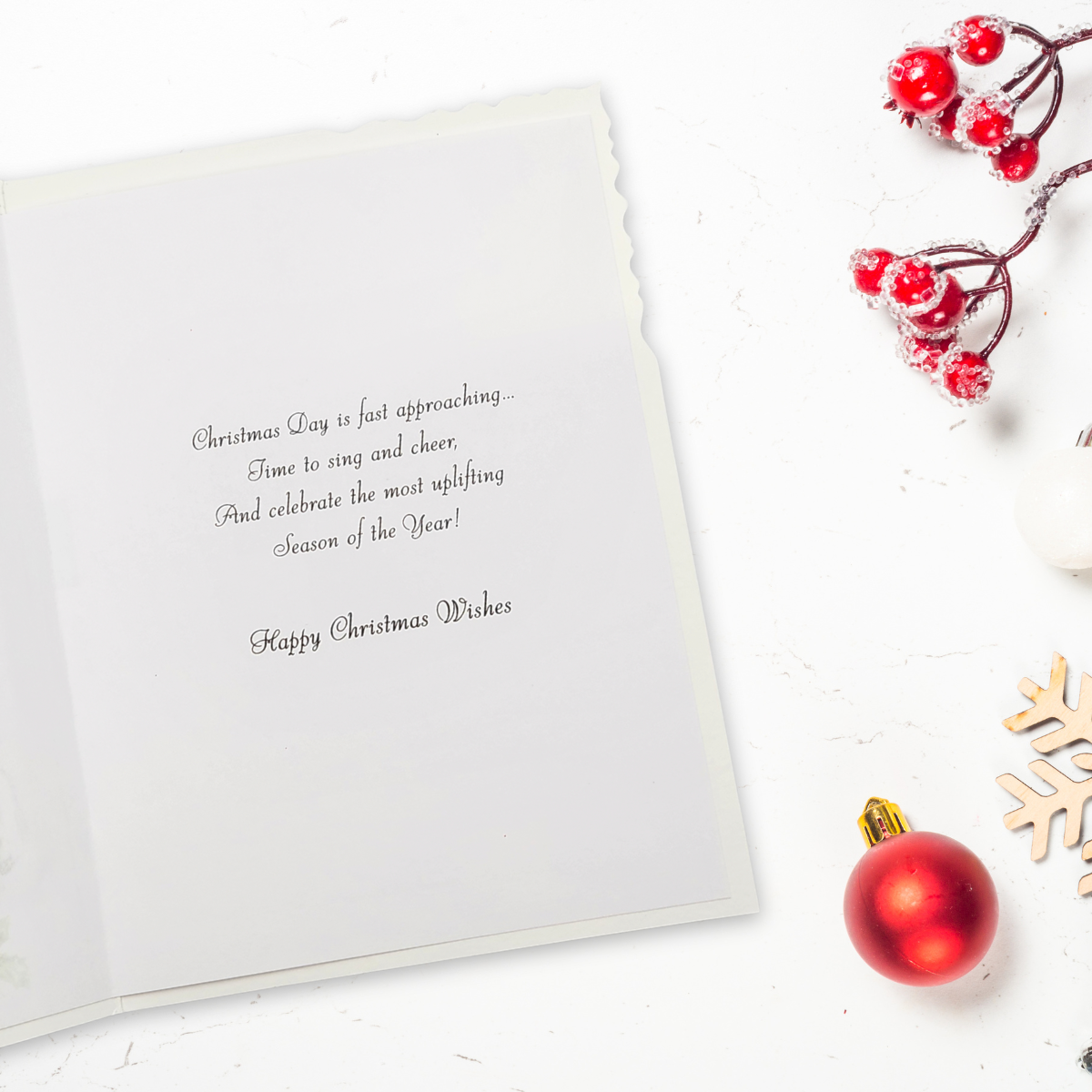 Open Christmas Card - Velvet Gallery Presents