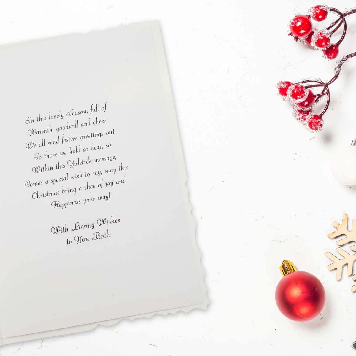 Daughter & Son-In-Law Christmas Card - Velvet Gallery Gifts