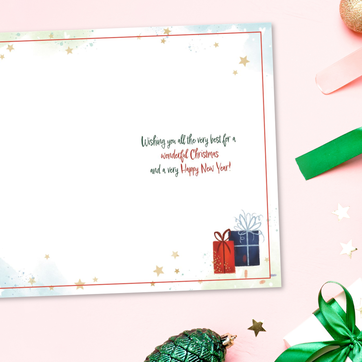 Neighbours Christmas Card - Awash With Colour Tree