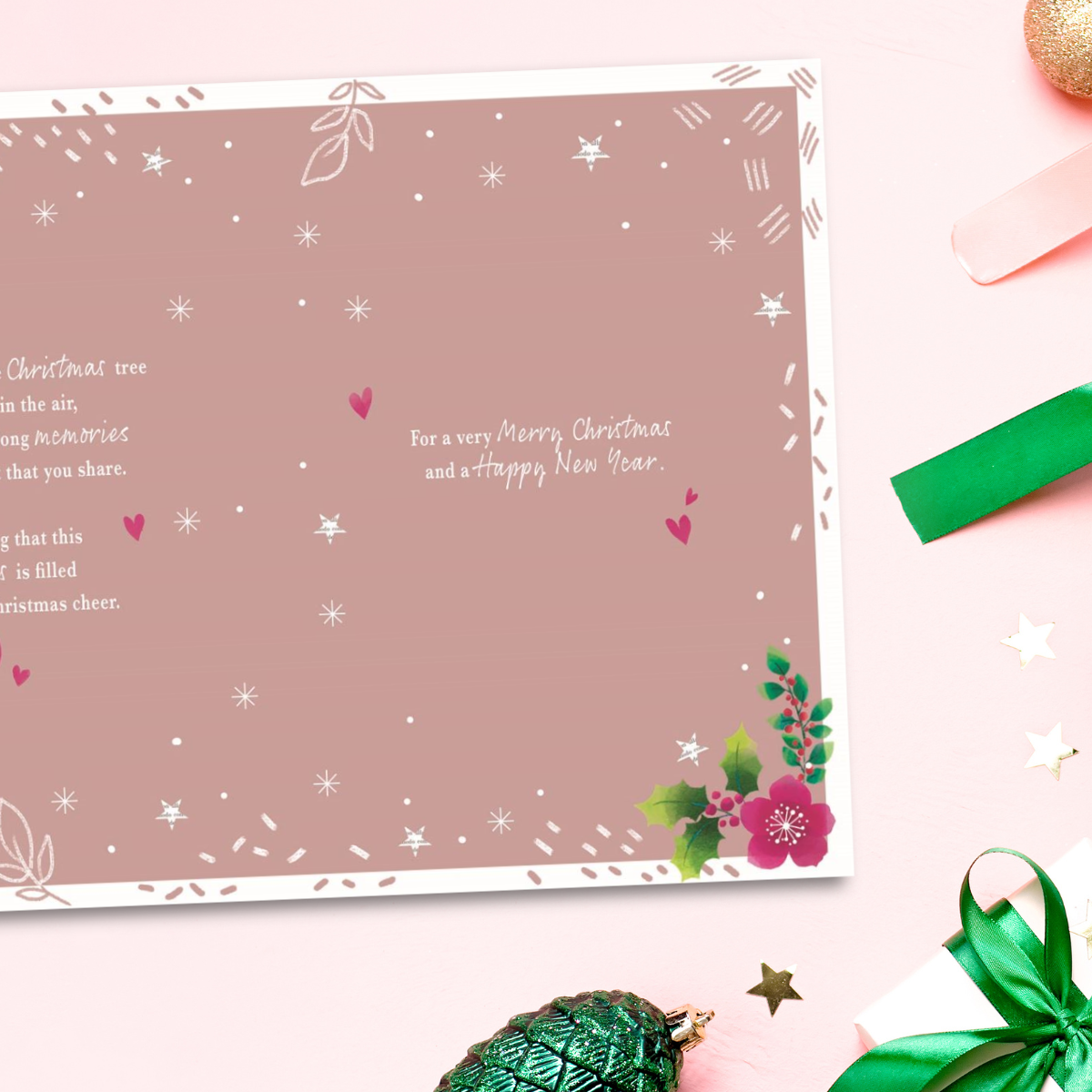 Daughter & Son-In-Law Christmas Card - Most Especially For You