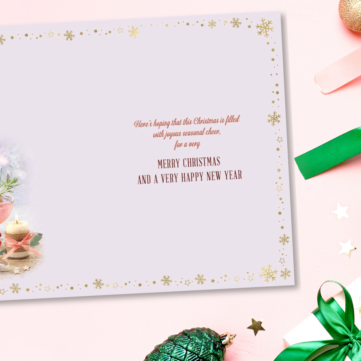 Both Of You Christmas Card - Cocktails