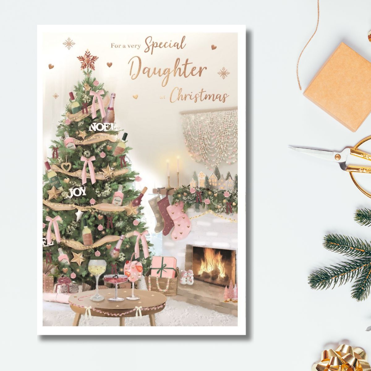 Daughter Christmas Card - Essence Tree
