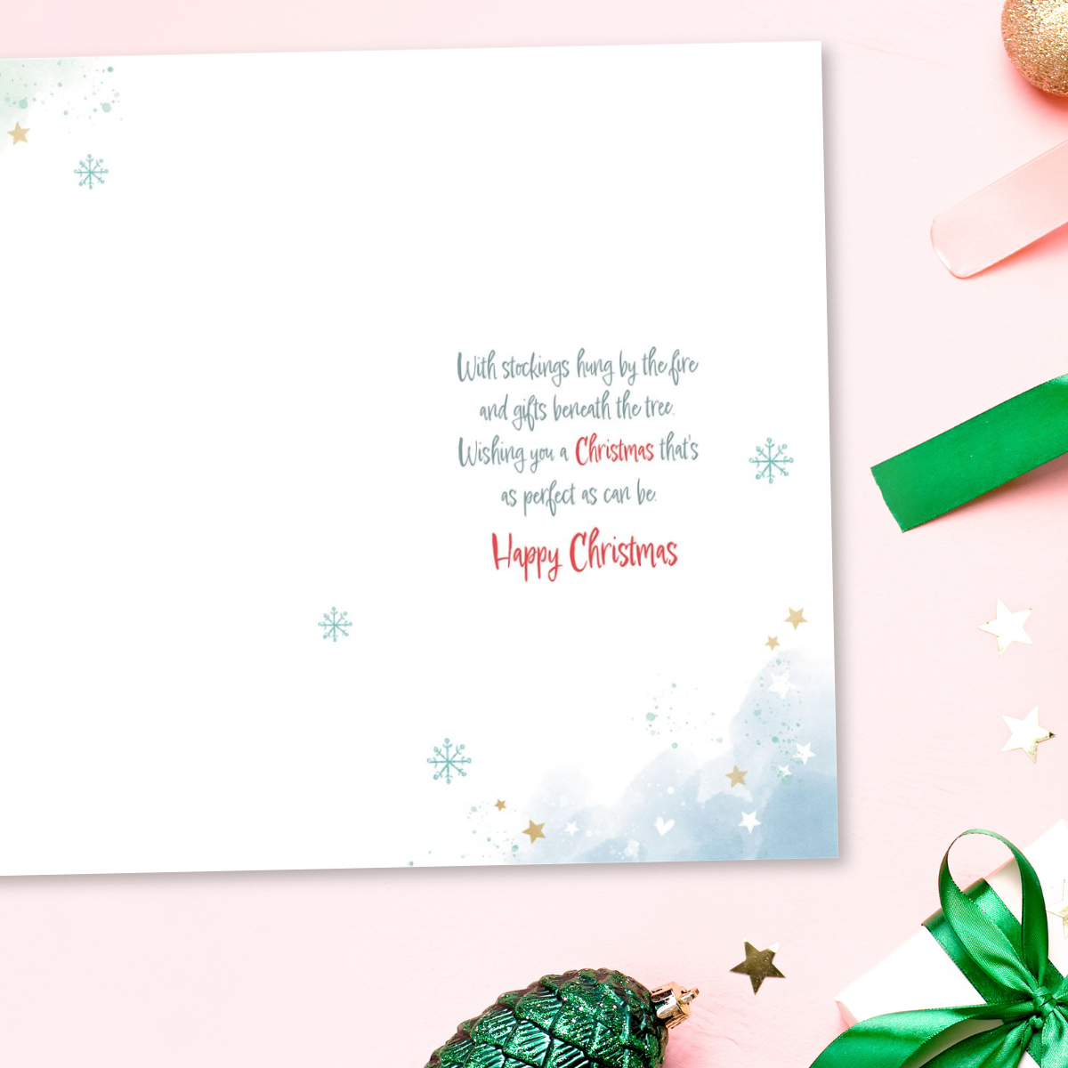 Friend Christmas Card - Awash With Colour Gift Stack