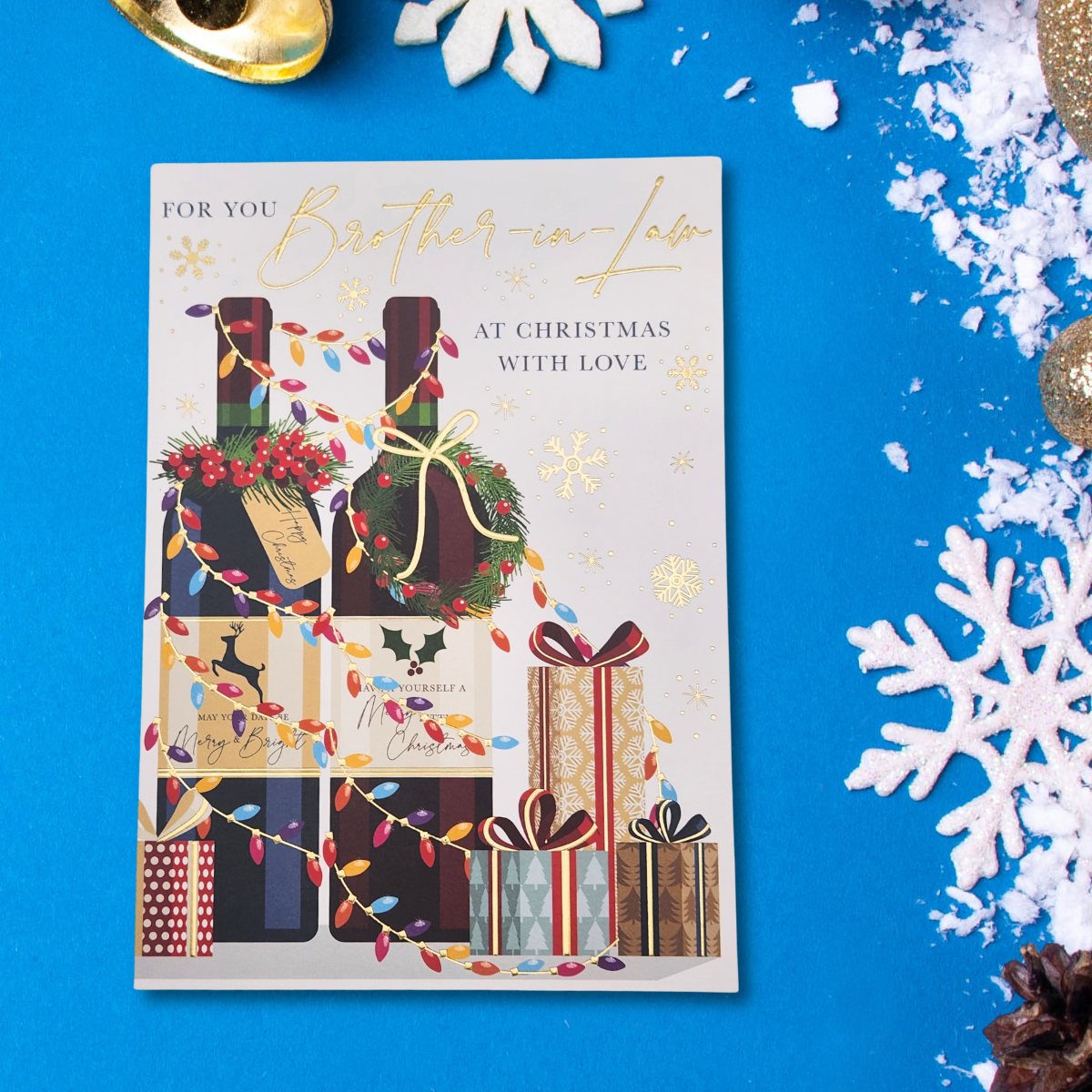 Brother-In-Law Christmas Card - Heritage Wine
