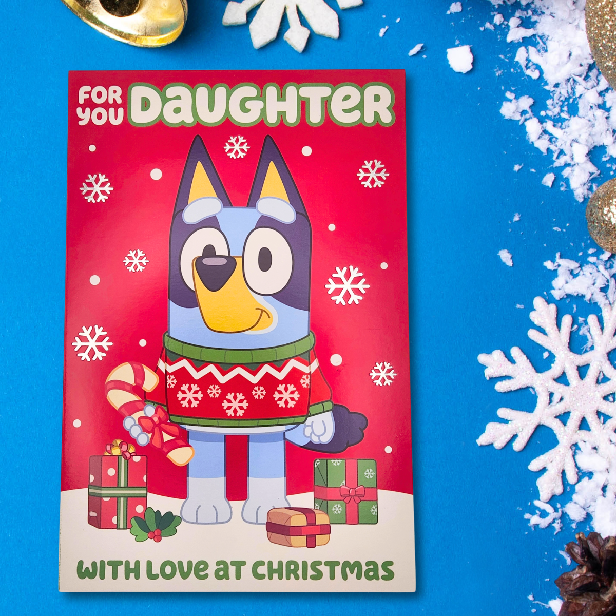 Daughter Christmas Card - Bluey