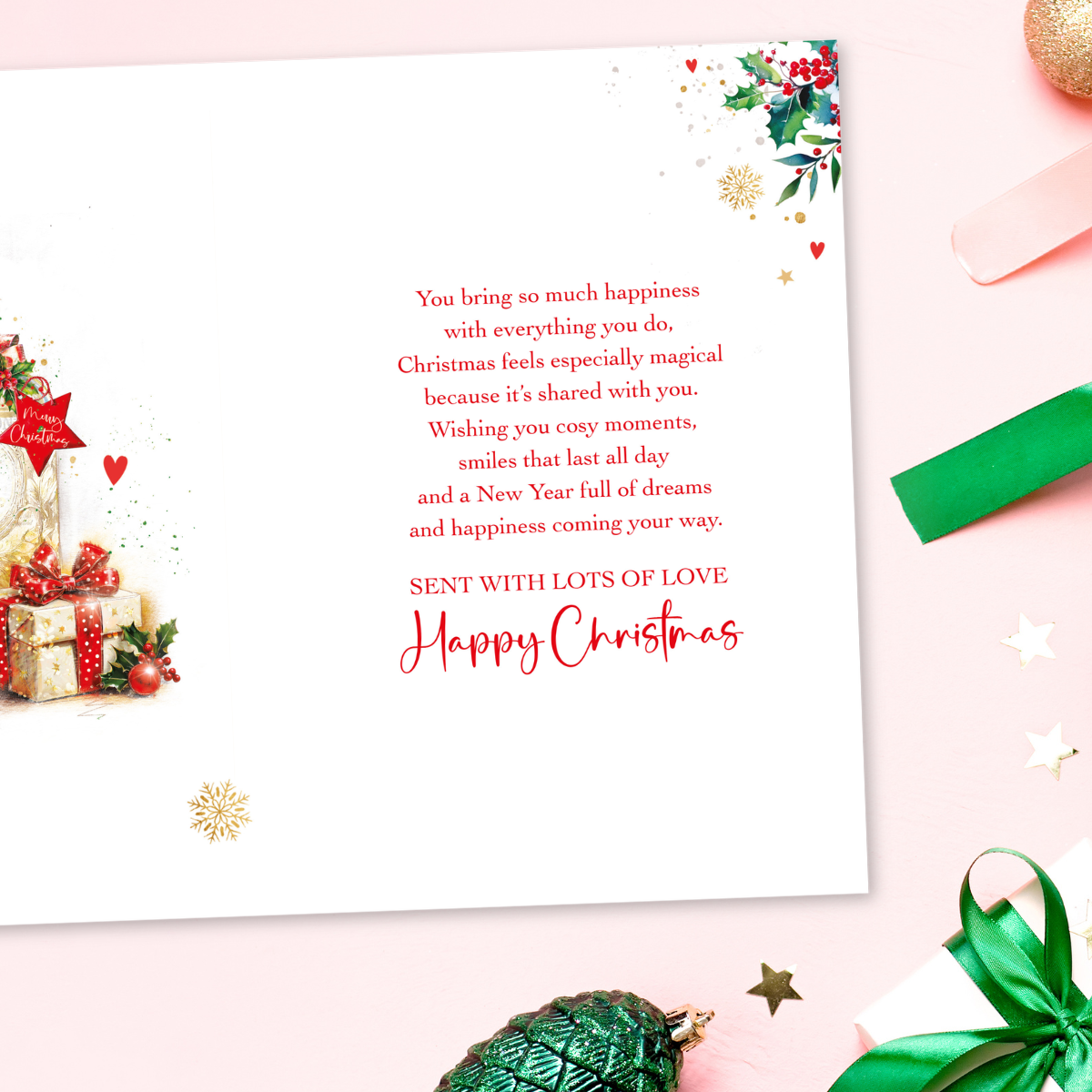 Granddaughter Christmas Card - Cocktails