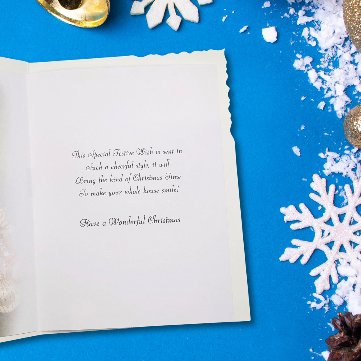 Our House To Yours Christmas Card - Velvet Gallery Cake