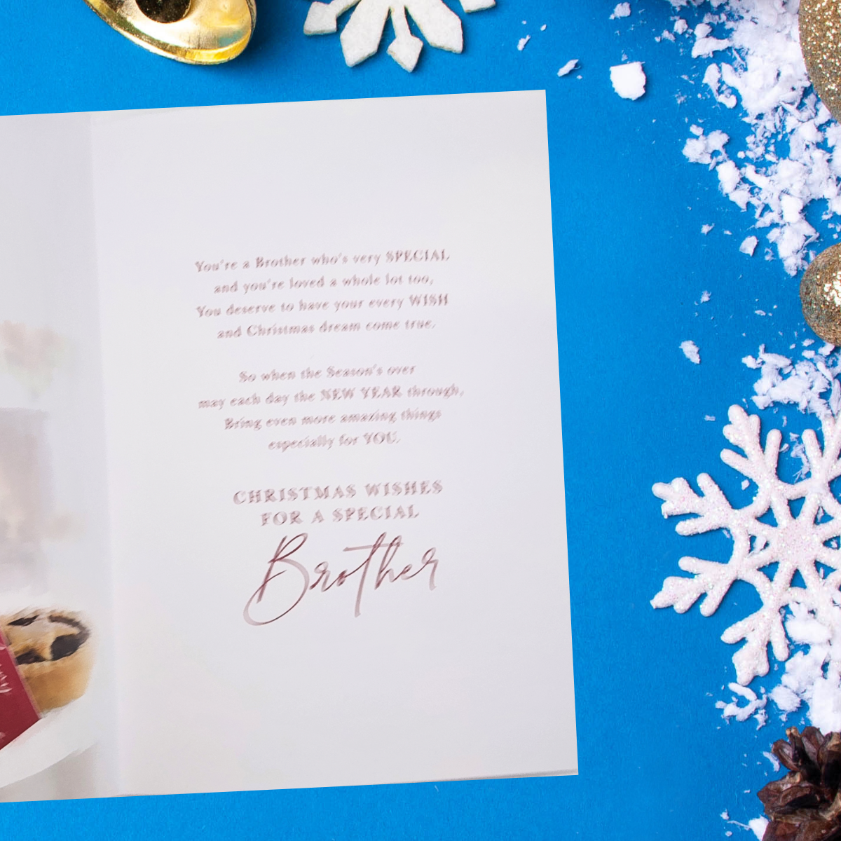 Brother Christmas Card - Snowglobe