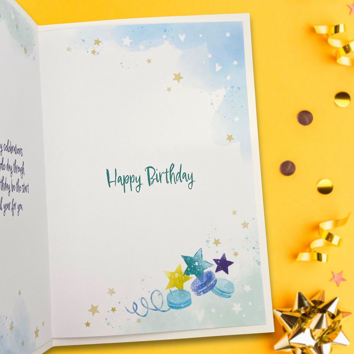 Uncle Birthday Card - Awash With Colour