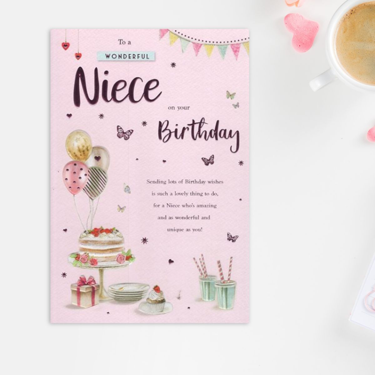 Niece Birthday Card - Fairlight Cake