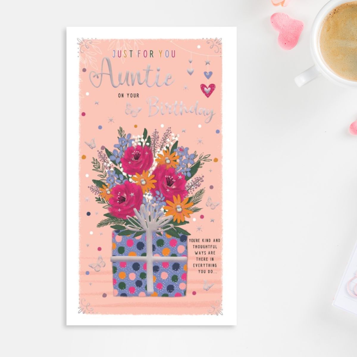 Auntie Birthday Card - Pavillion Floral Gift