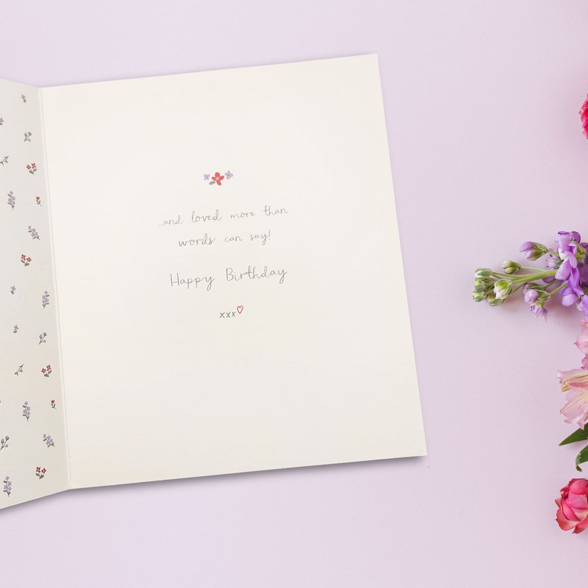 Granddaughter Birthday Card - Boofle Bear & Cake