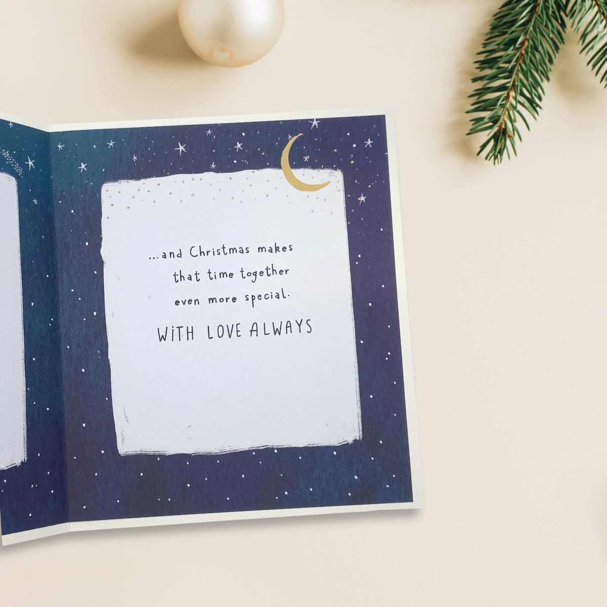 Partner Christmas Card - Snowy Stroll