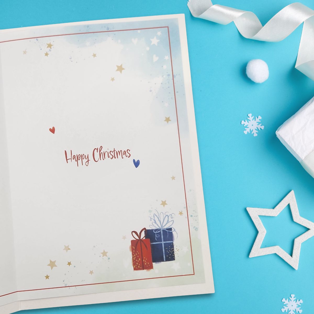 To All Of You Christmas Card - Awash With Colour