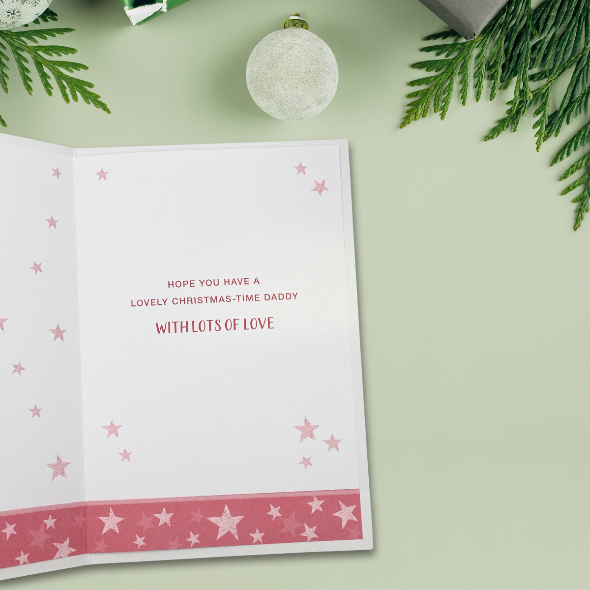 Daddy Christmas Card - Ear Warmers & Gifts