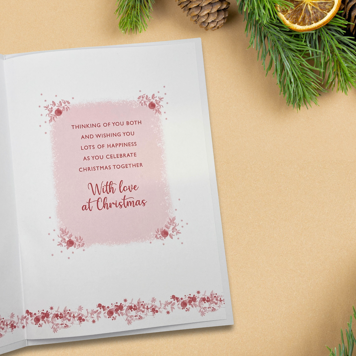 Sister & Brother-In-Law Christmas Card - Pizazz Tree