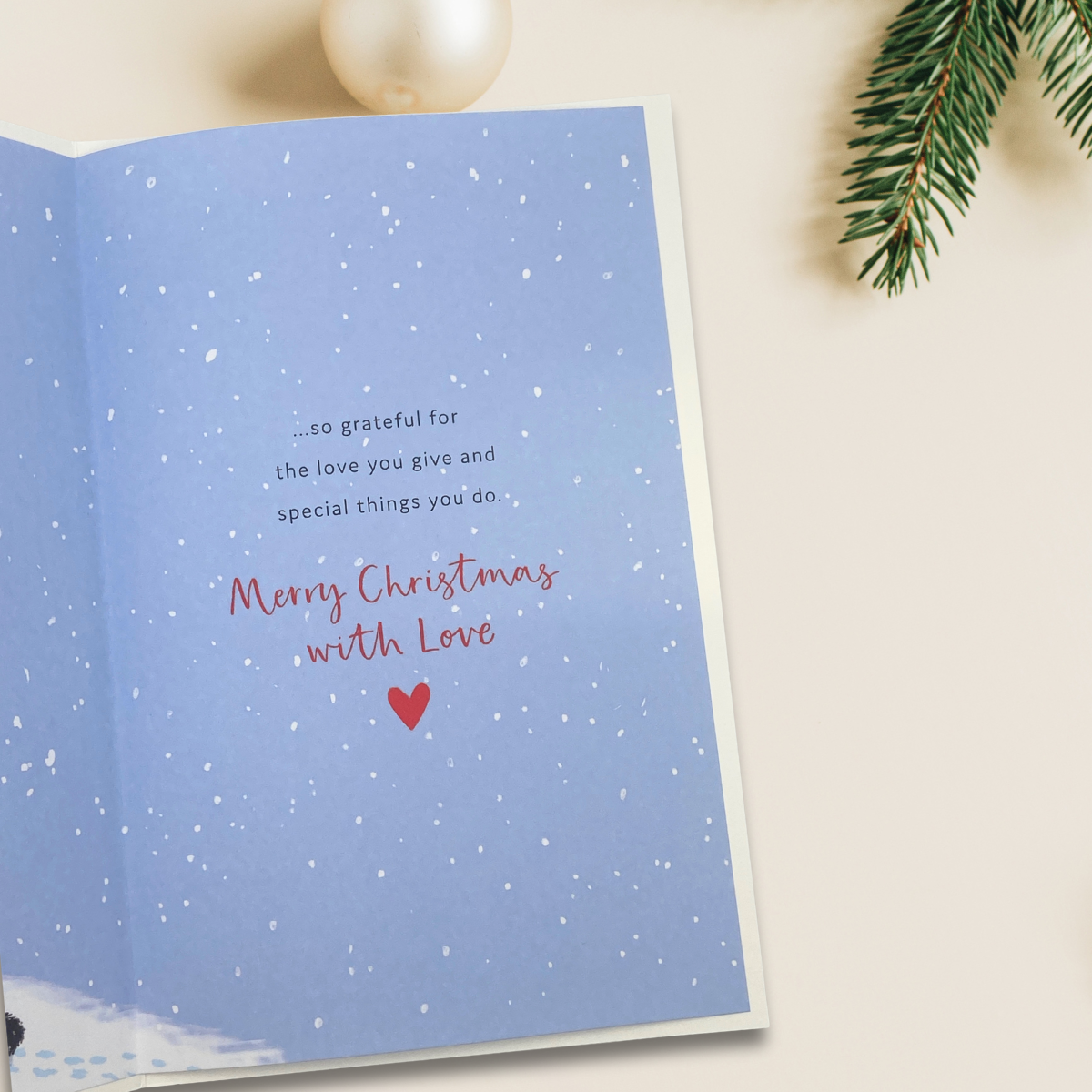 Wife Christmas Card - Doggy Welcome