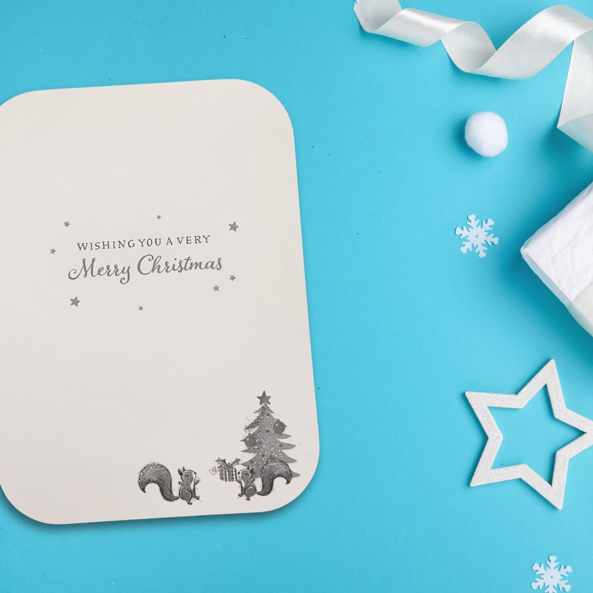 Granddaughter Christmas Card - Bears In The Snow