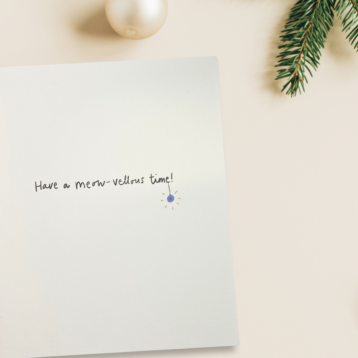 To The Cat Christmas Card - Festive Breeds