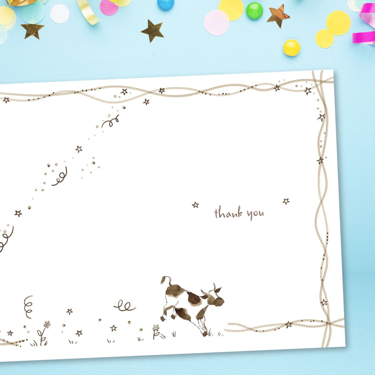 Thank You Card - Brush & Whisker Mooch