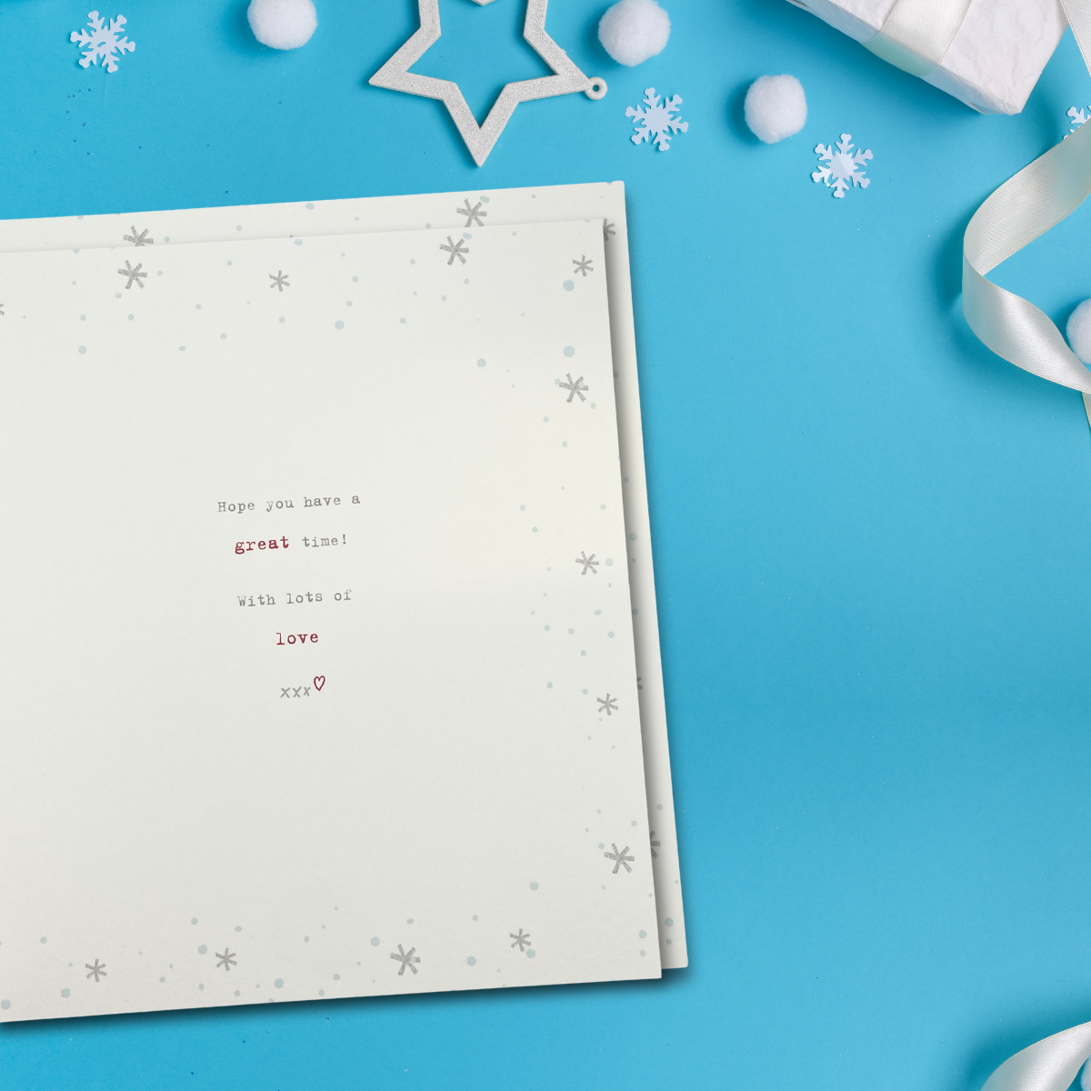 Uncle Christmas Card - Boofle Bear