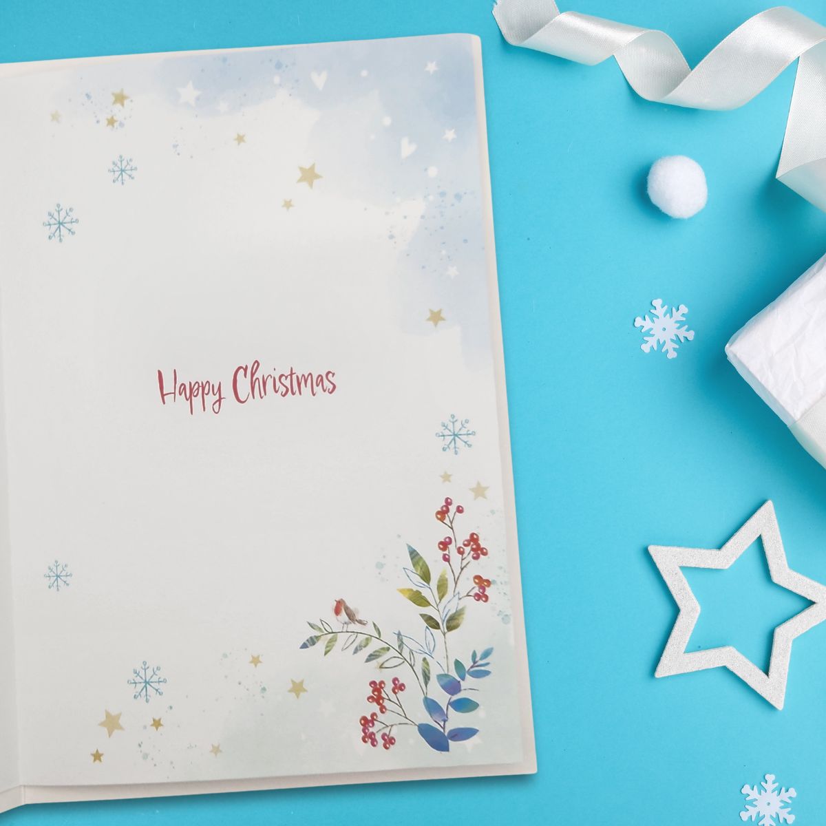 Granddaughter & Family Christmas Card - Woodland Tree