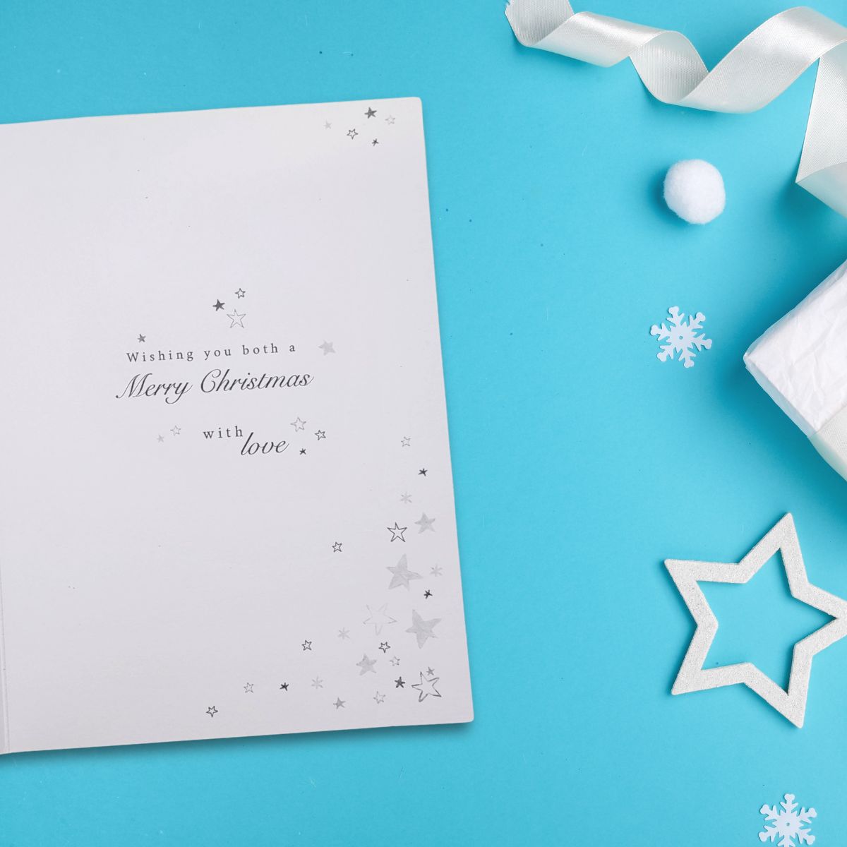 Friends Christmas Card - Gold Christmas Tree