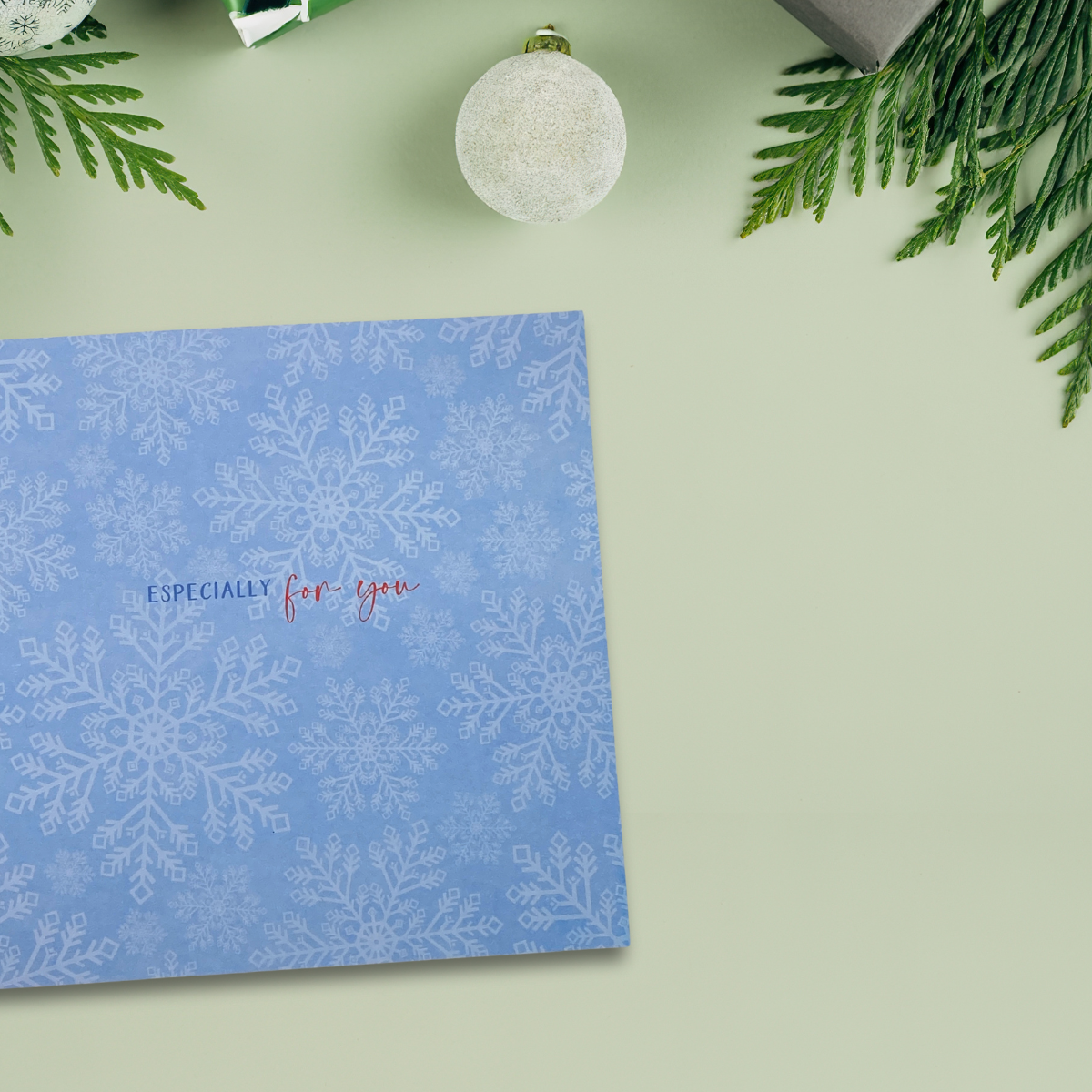 Open Christmas Card - Winter Wonderland Boots