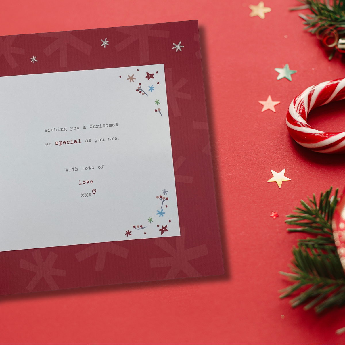 Great Grandparents Christmas Card - Boofle Bear Couple