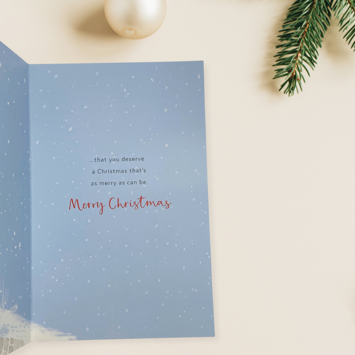 Son-In-Law Christmas Card - Dog At The Inn