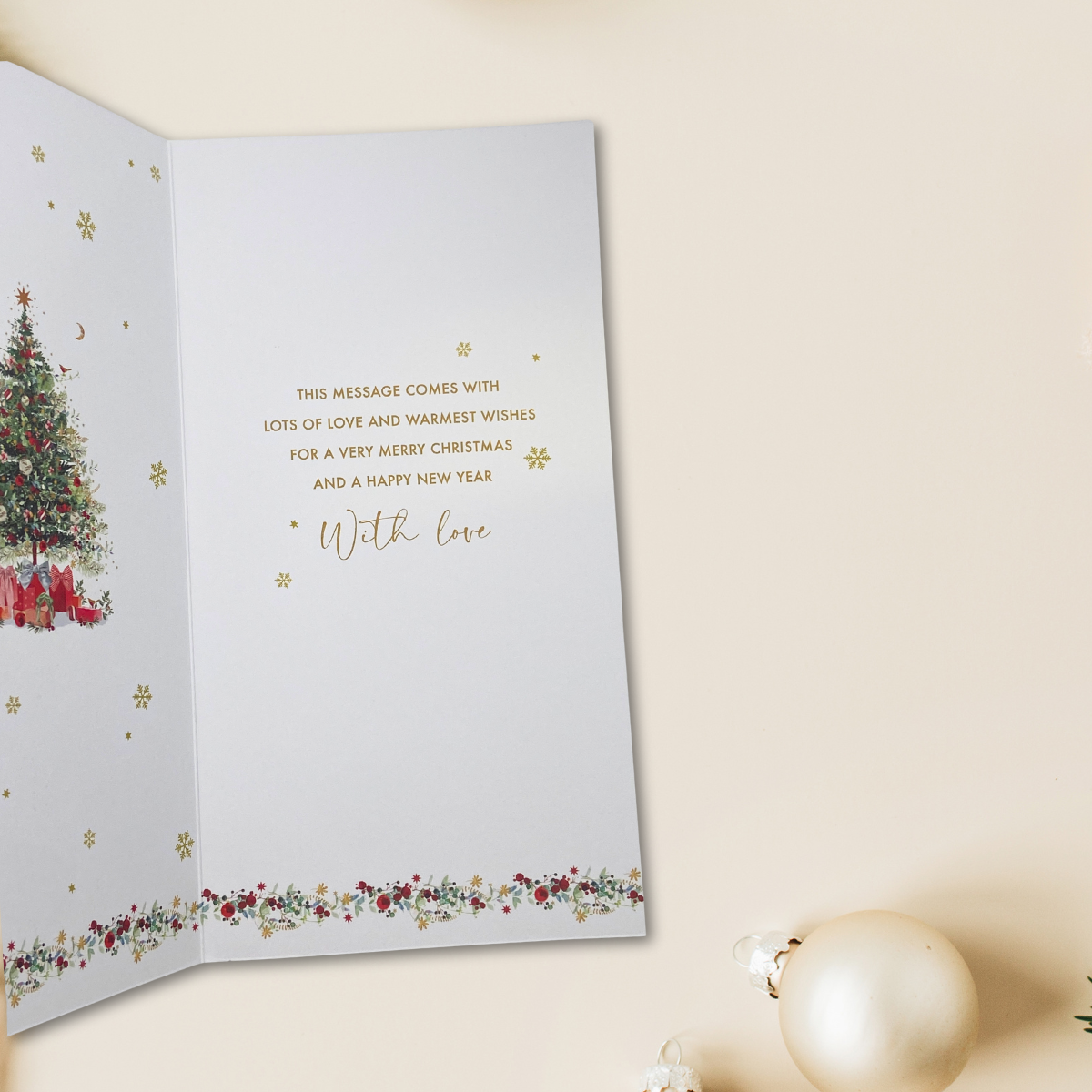 Daughter-In-Law Christmas Card - Pizazz Beautiful Tree