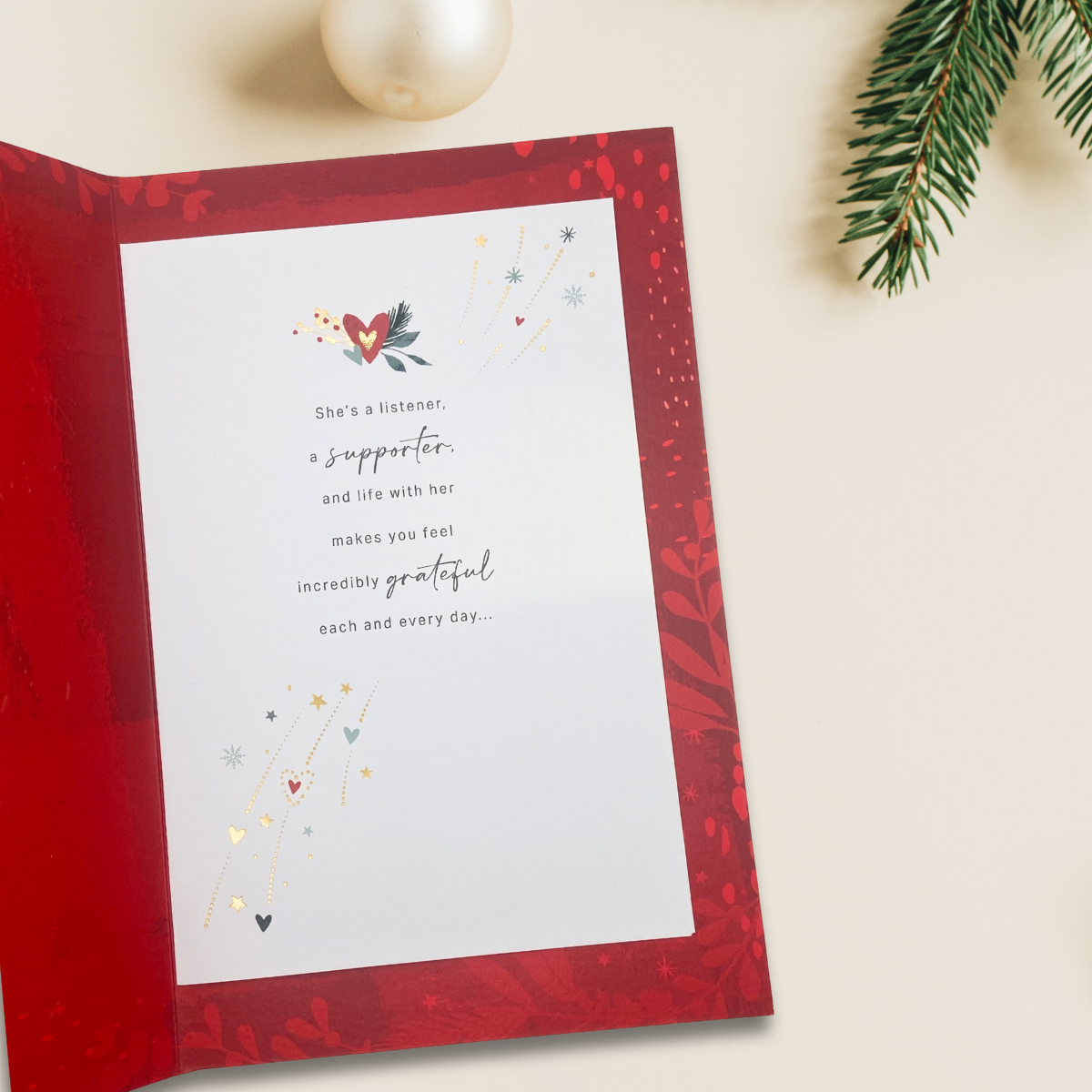 Wife Large Christmas Card - What Is a Wife?