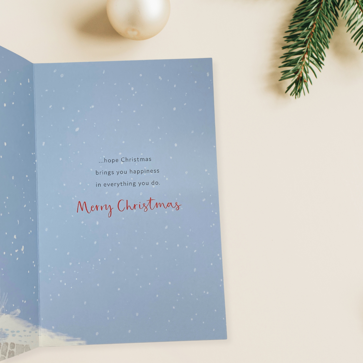 Brother Christmas Card - Dog At The Inn