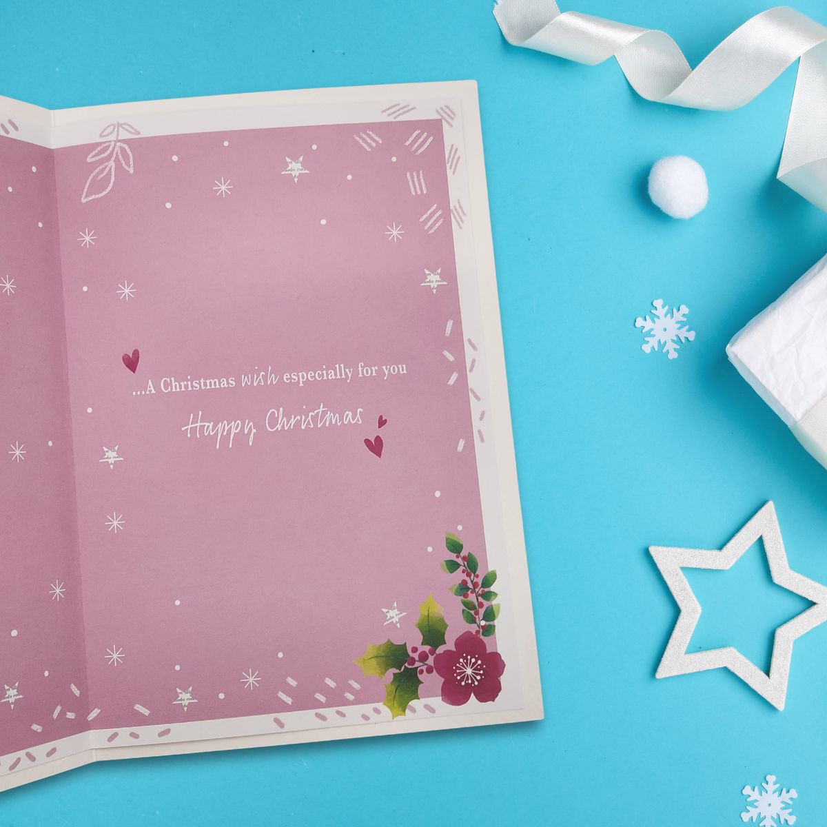 Daughter Christmas Card - Most Especially For You