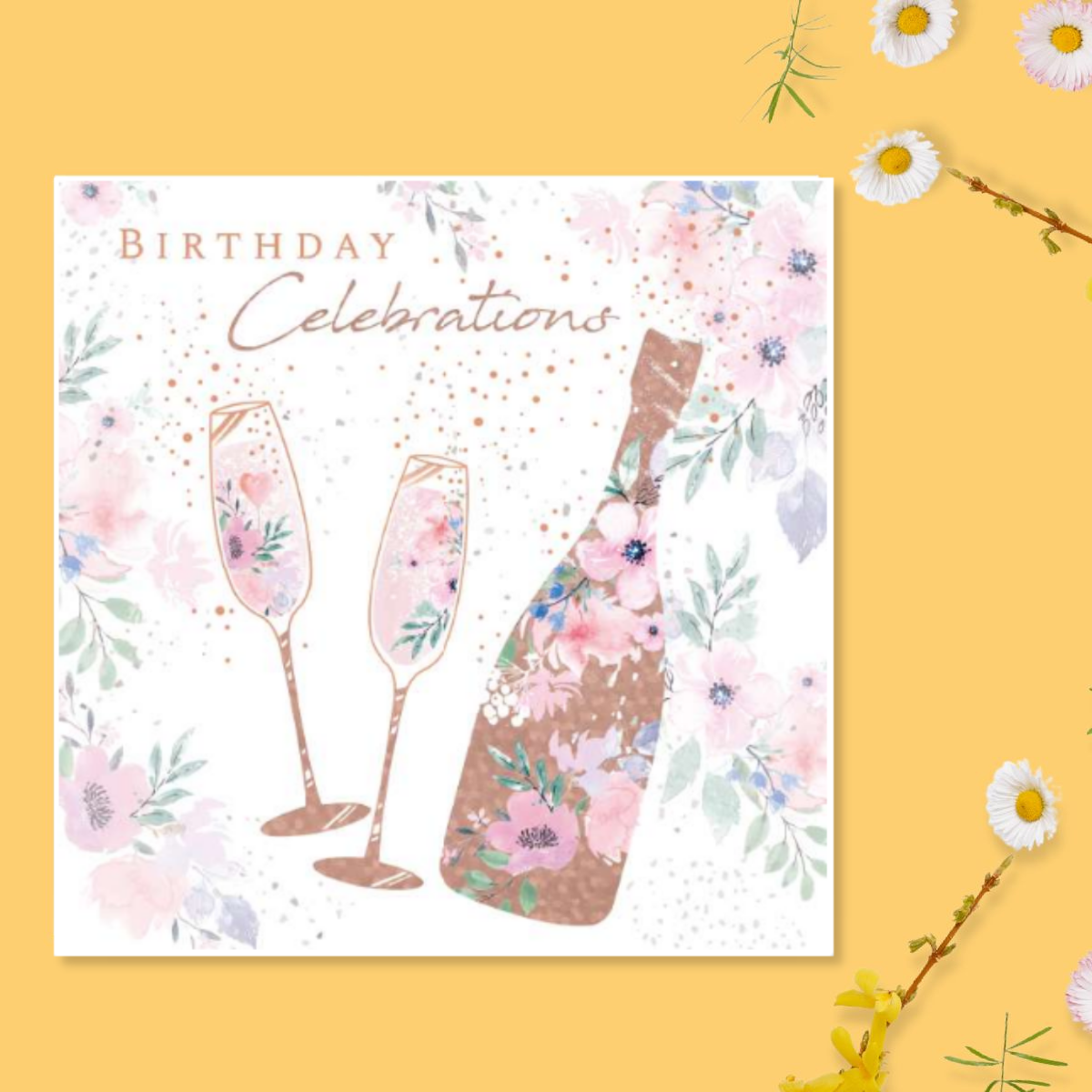 Blush Birthday Card - Celebrations