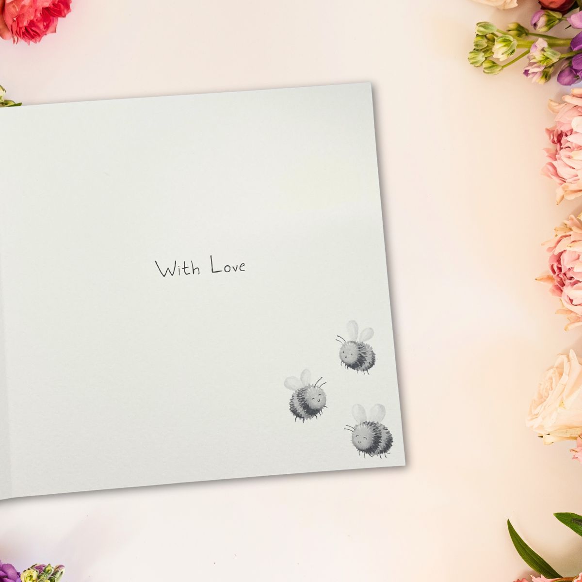 Bramble Moon Birthday Card - Bees