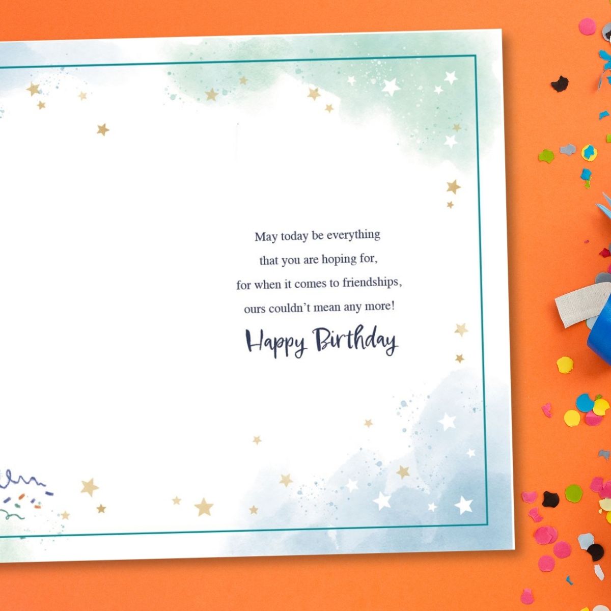 Friend Birthday Card - Awash With Colour Cake Drip