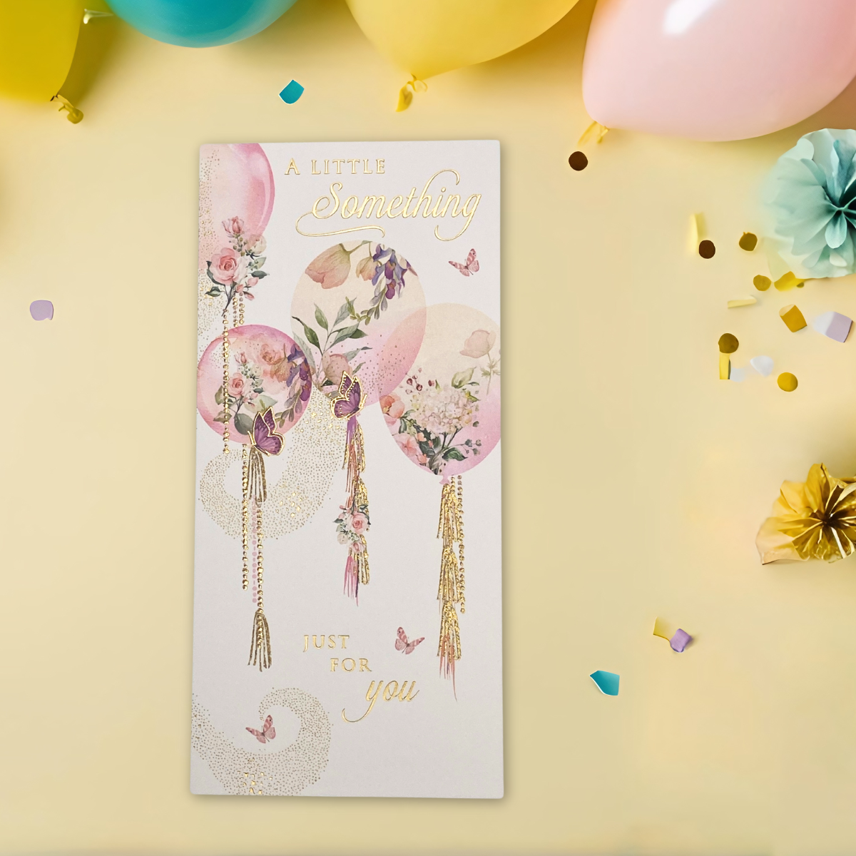 Money Wallet - Floral Balloons