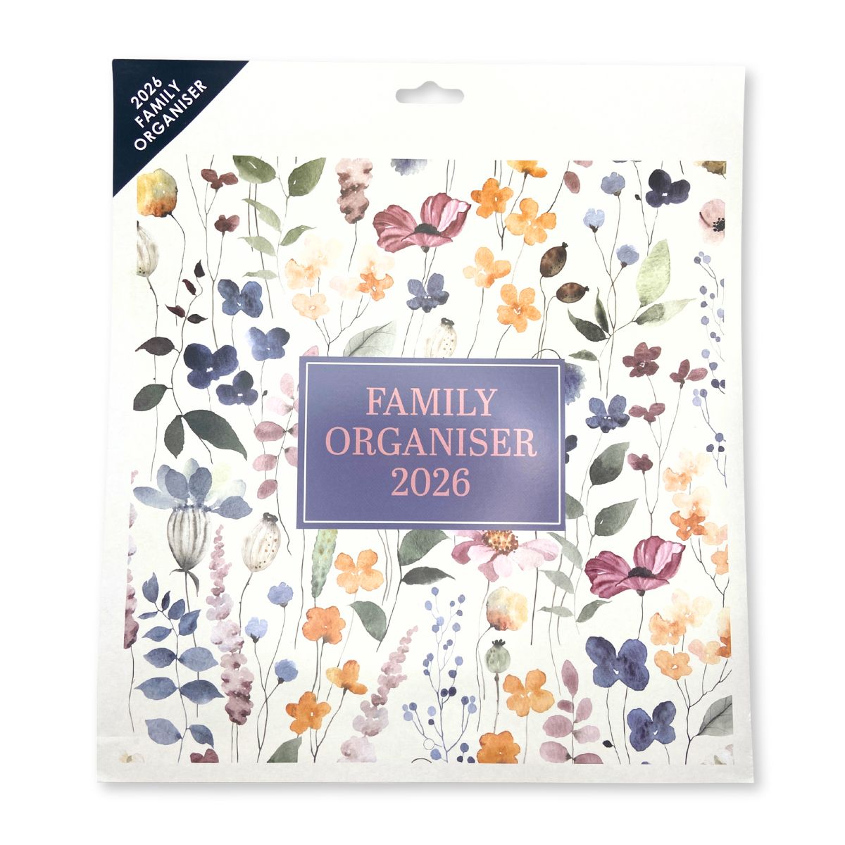 Family Organiser 2026 - Colourful Flowers
