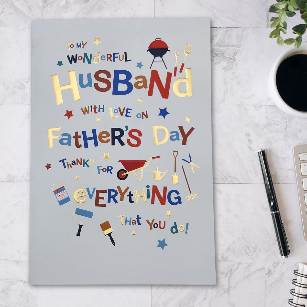 Husband Father's Day Card - Jubilee Super Guy