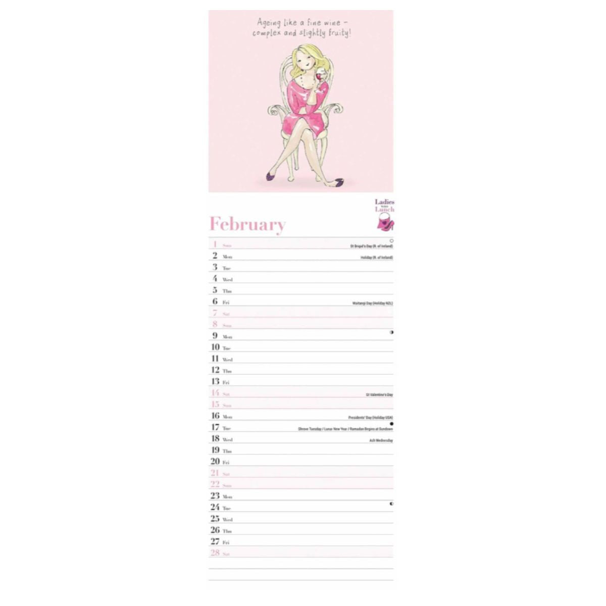 Calendar 2026 - Ladies Who Lunch