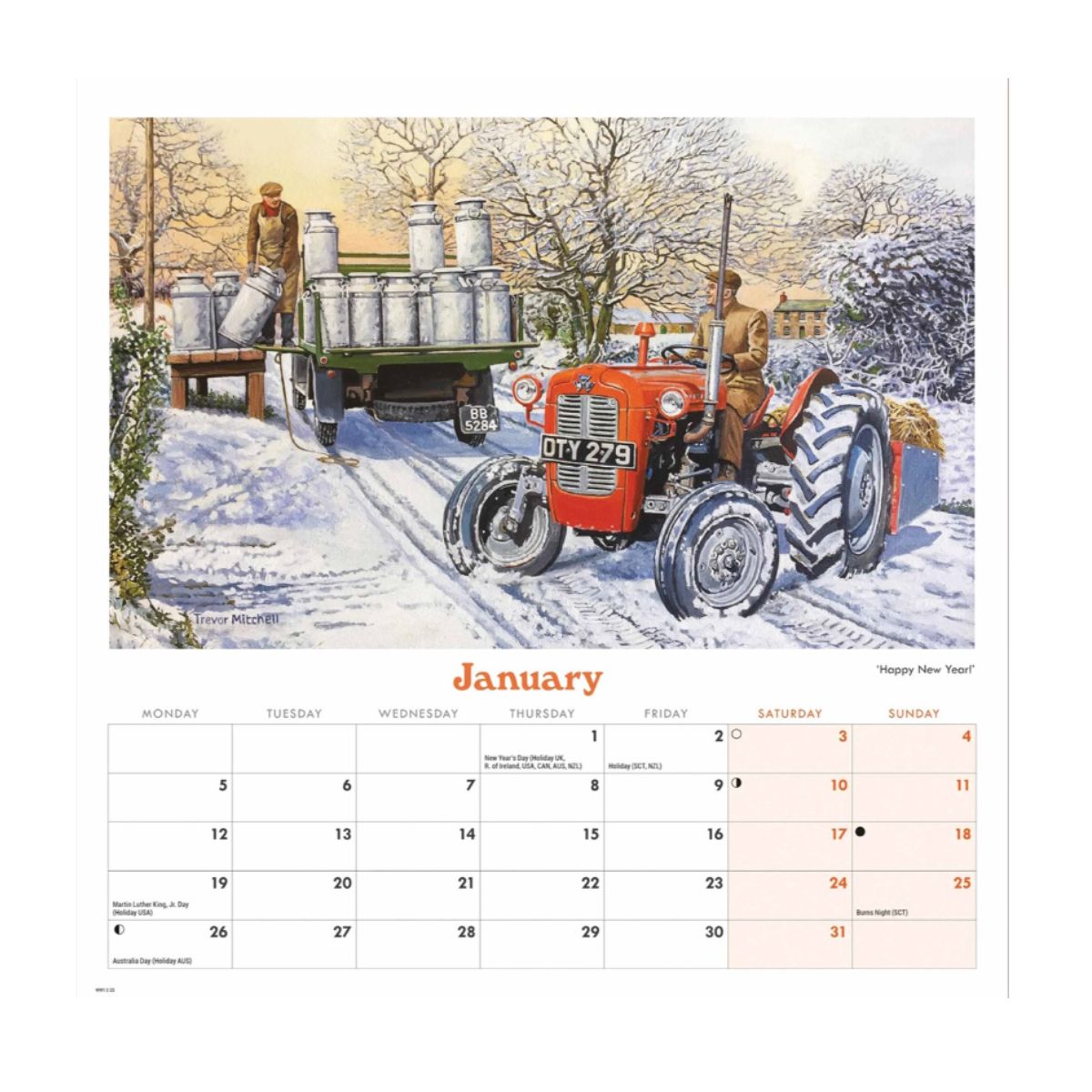 Family Organiser 2026 - Trevor Mitchell Countryside Memories