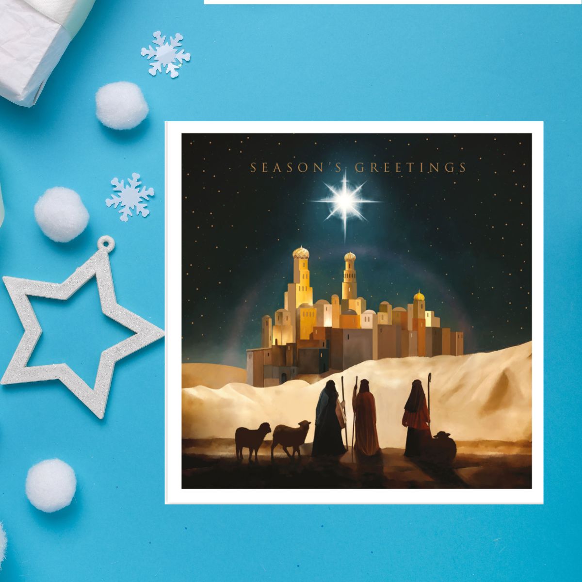 Charity Christmas Cards - 5 x Season's Greetings