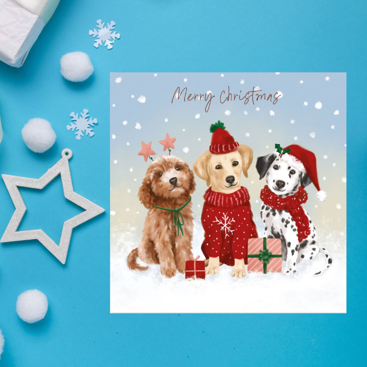 Charity Christmas Cards - 5 x Santa's Little Helpers