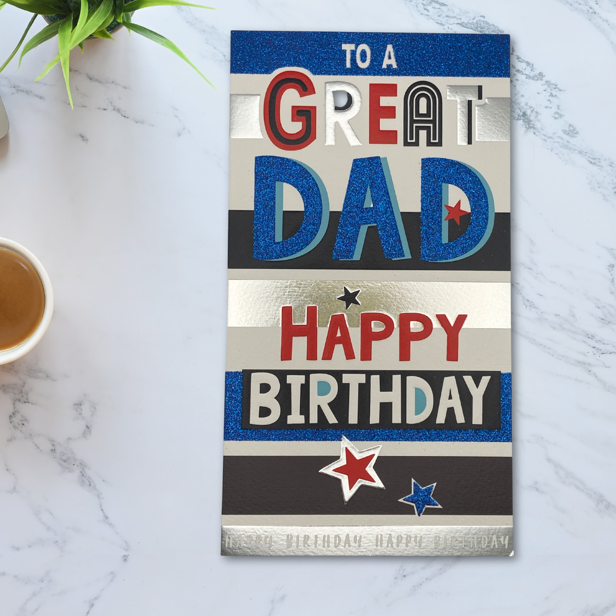 Dad Birthday Card - Signature Great Dad