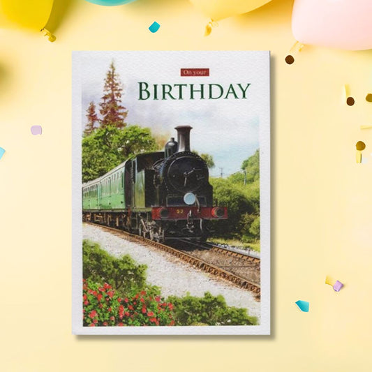 Essence Birthday Card - Steam Train