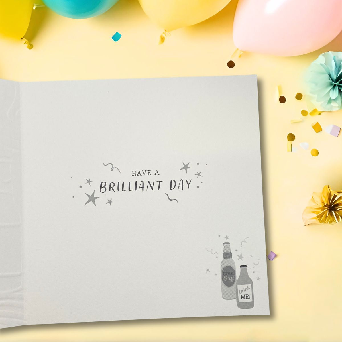 Fella Birthday Card - Beers & Cheers