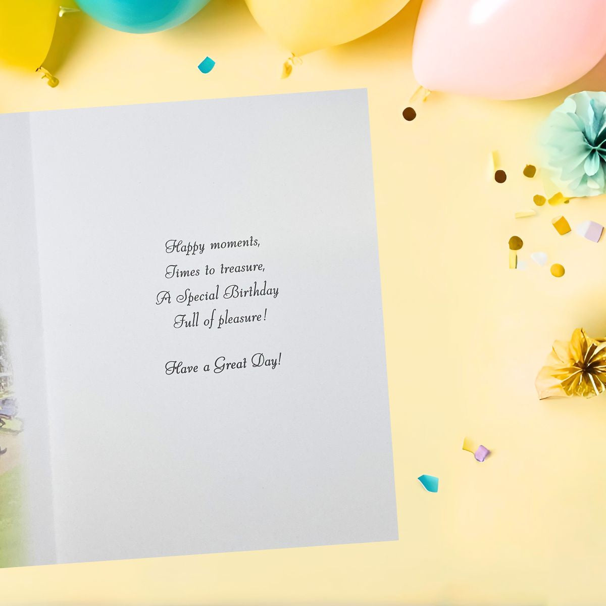 Velvet Birthday Card - Bandstand